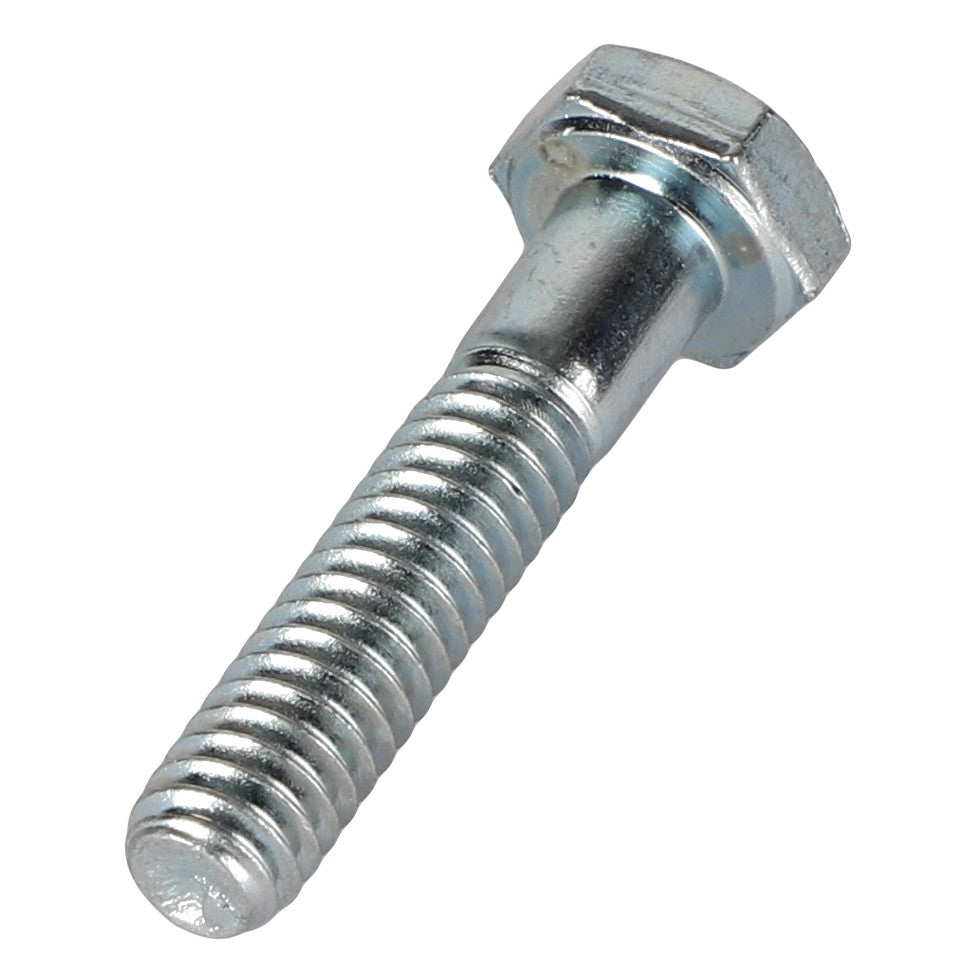 A detailed image of the AGCO Hexagonal Bolt - Acp0147910, showcasing its perfectly threaded shaft.