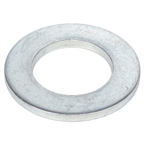 The AGCO FLAT WASHER - AL5013127, a circular metal washer featuring a central hole, is commonly used in fastening applications and serves as an essential component in many assemblies to provide added stability. Currently, no additional product description information is available.