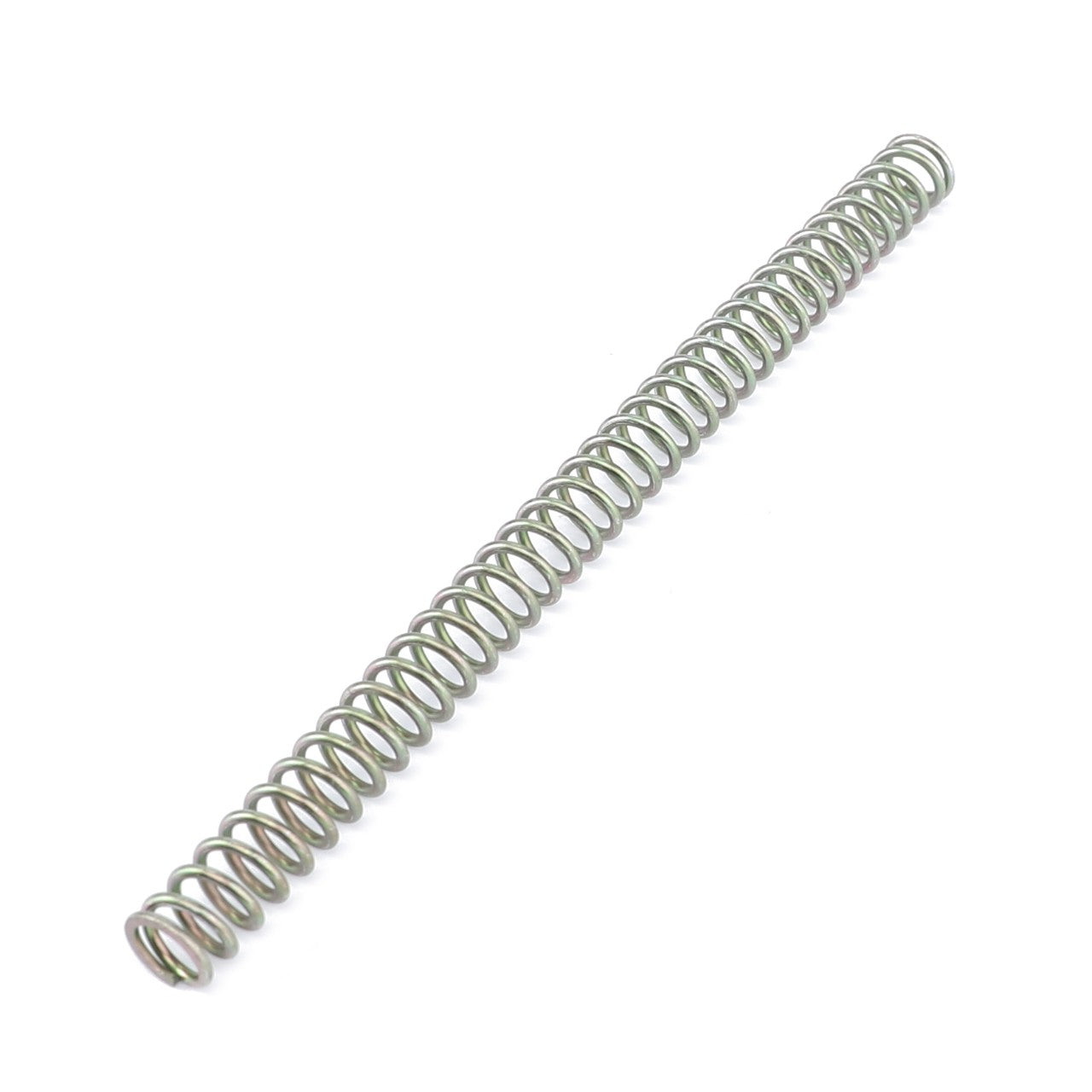 A close-up image of the AGCO SPRING - V30911400, depicted against a plain white background. The metal compression spring is coiled evenly along its entire length.