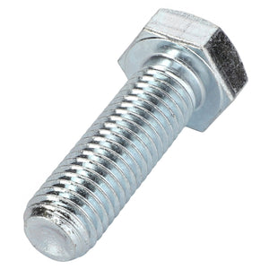 A close-up image of the AGCO Hexagonal Head Bolt - Fel200857, featuring a metallic finish and threaded shaft, perfect for securing components in various Fendt models.