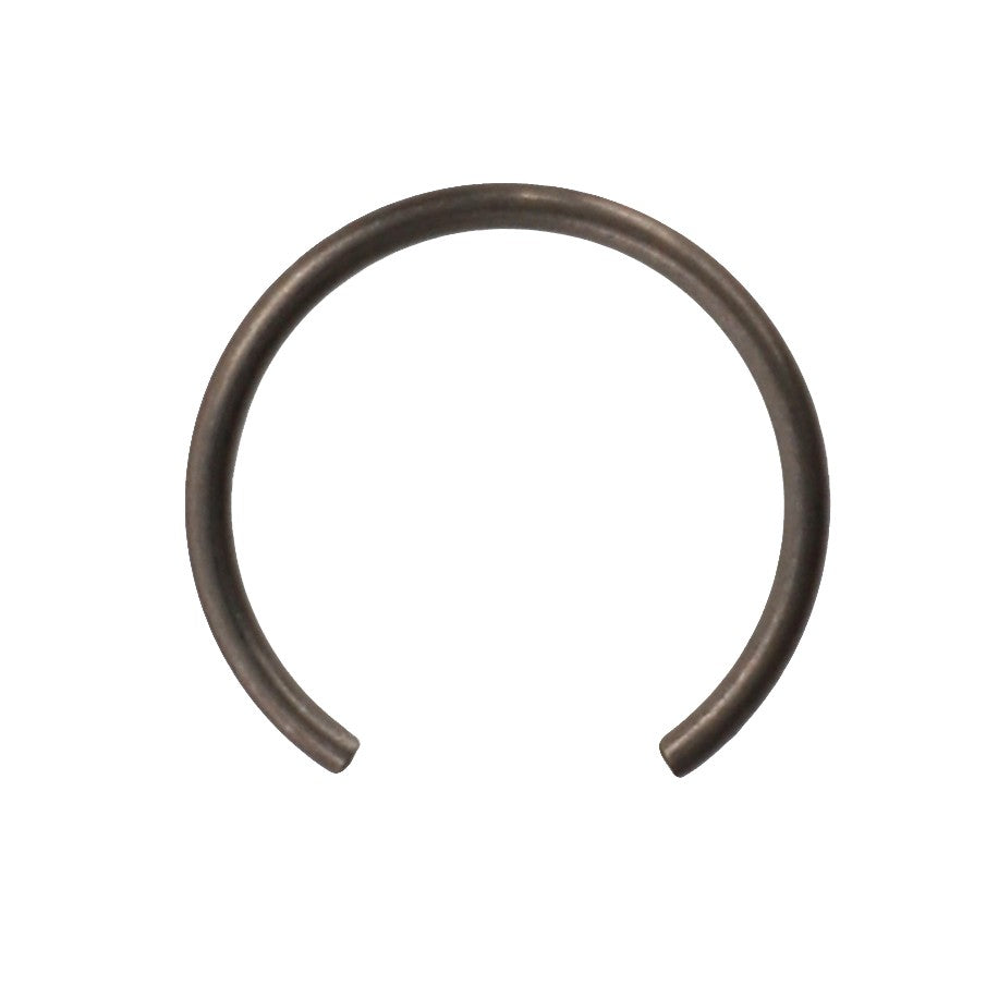 A metal circular ring with an open gap, displayed on a plain white background, identified as the AGCO | LOCKWASHER - F931150071150 from the AGCO brand.