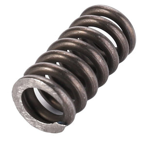 Close-up image of the AGCO Compression Spring - F140100090100 with one flat end. No current product description available.