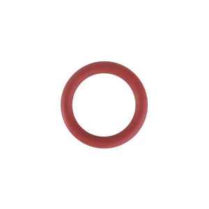 The image depicts an AGCO | O-RING - F718960030110, a red rubber O-ring with a smooth surface, isolated on a white background. No current product description information is available for this item.