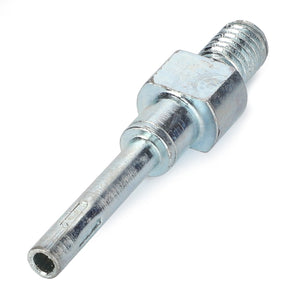 The AGCO CLEVIS PIN - D28710389 by AGCO is a metal adapter featuring a threaded end and a cylindrical nozzle, designed for connecting or joining parts. No additional product description is available at this time.