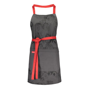 AGCO Apron Grey Sturdy Fabric with Tractor Print | AG-V42804000