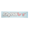A decal from AGCO featuring the text "DynaVT" in a stylized font, with the letters "VT" in red on a light blue background. The specific product name is AGCO | Decal - Acw3346070.