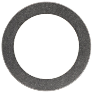 The AGCO Adjusting Washer - Acp0499990, a flat, circular metal washer with a central hole, viewed from above on a plain background. No current product description available.