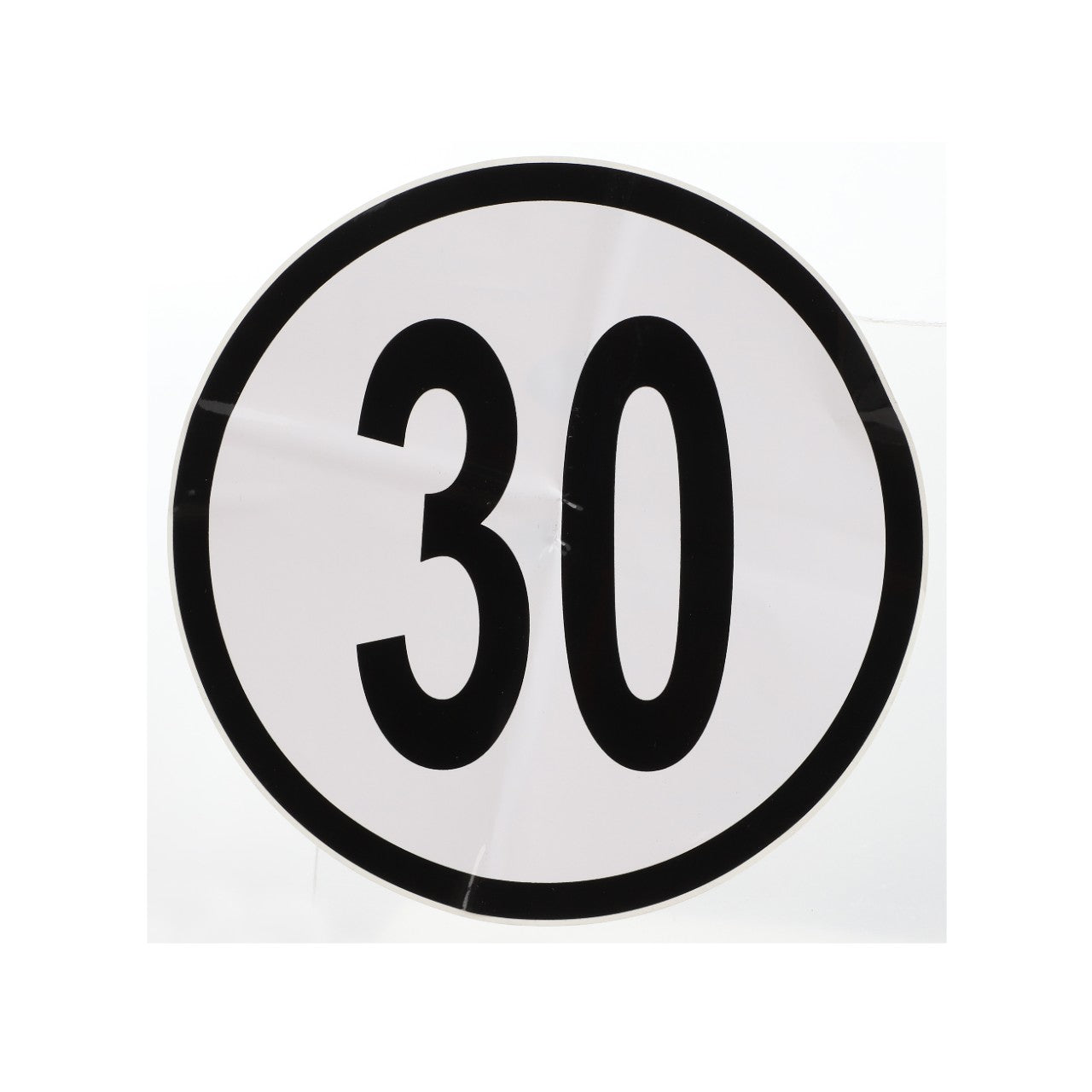 A circular sign featuring a white background and the number 30 in large black font, identified under product name AGCO | Decal - Acw2096230 and branded by AGCO, currently lacks a detailed product description.