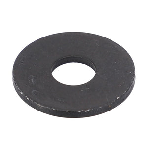 The AGCO Washer - 4357920M1 is a flat, round metal washer with a central hole, designed to distribute the load of threaded fasteners like screws or nuts, making it essential for maintaining the integrity of heavy machinery such as Valtra Models or Massey Ferguson Models.