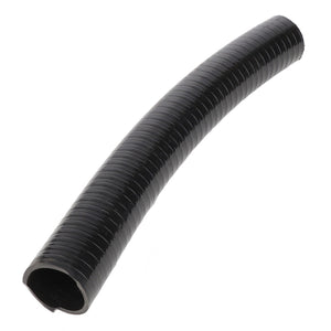 A black corrugated AGCO FLEX HOSE - ACP0100120 with a smooth interior, slightly curved, against a white background. For any questions relating to this product, please contact our support team.