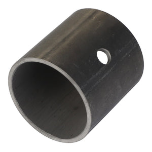 No current product description available for the AGCO | Sleeve - V836336318: A cylindrical metal pipe section with a single round hole drilled through its side.