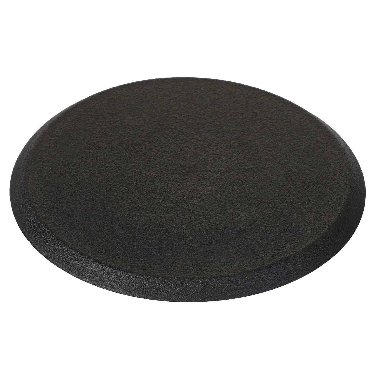 A round, flat, black object with a smooth texture is viewed from above. This item is identified as the AGCO | PLUG - AG522742 from the brand AGCO. Further product description information is currently unavailable.