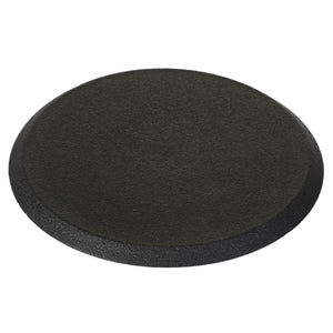 A round, flat, black object with a smooth texture is viewed from above. This item is identified as the AGCO | PLUG - AG522742 from the brand AGCO. Further product description information is currently unavailable.