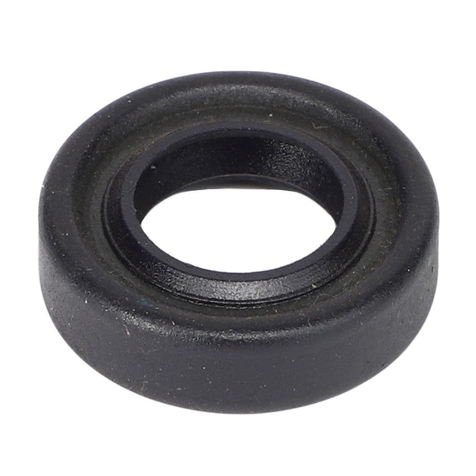 The AGCO SEAL - AG427323 is a black rubber grommet featuring a central hole. There is currently no additional product description information available.