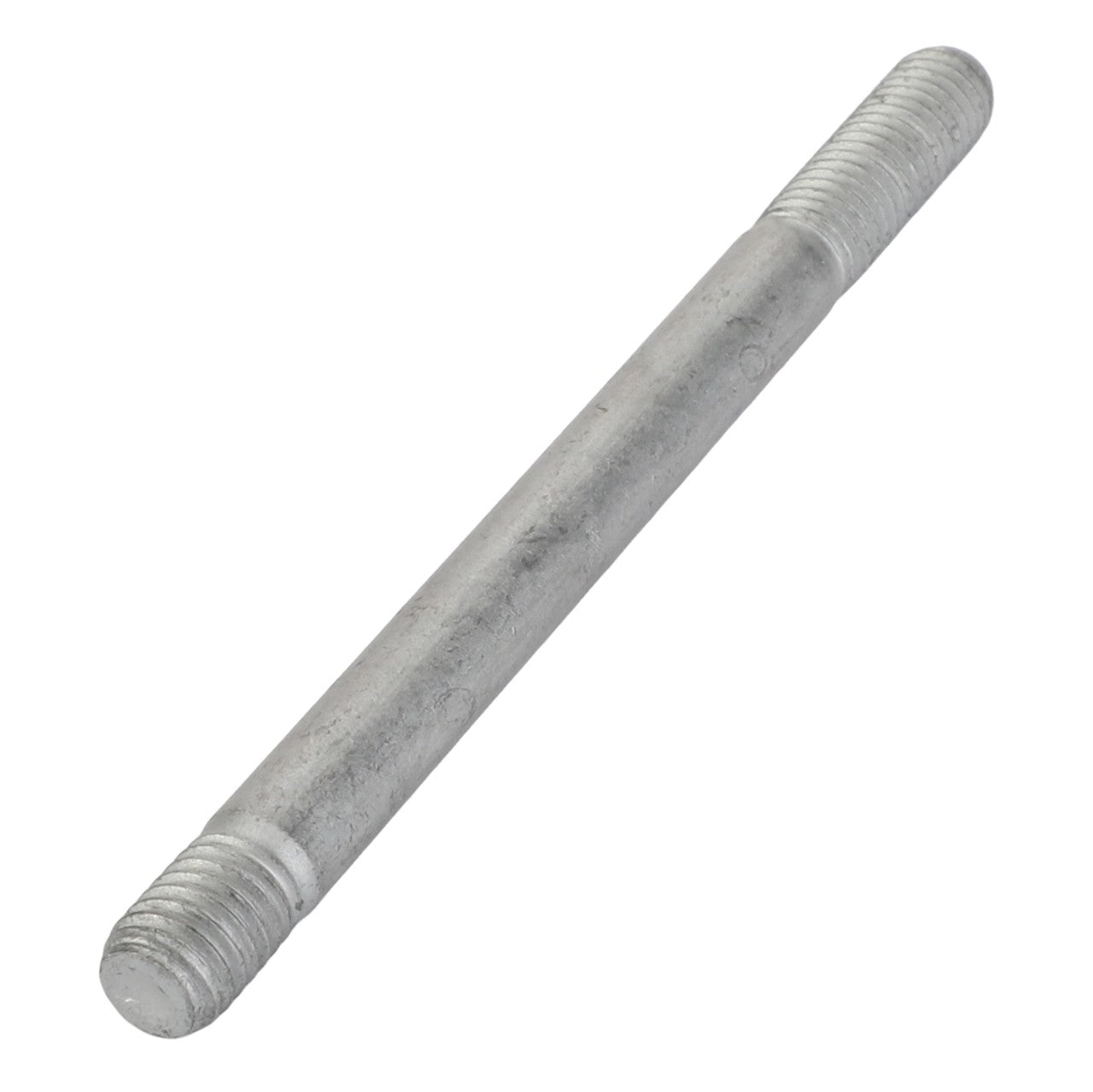 A threaded metal rod with threading on both ends, known as the AGCO Stud Bolt - Acp0676990.