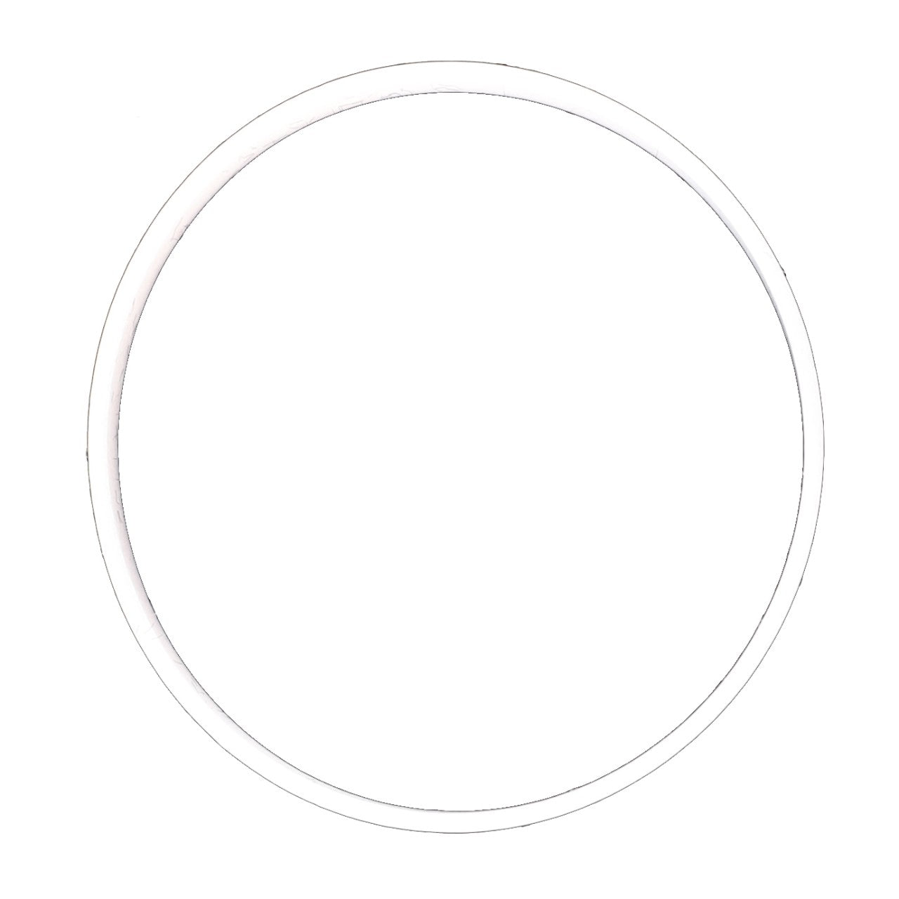 Image of a simple, thin, black circular line drawing on a white background, reminiscent of the precision and elegance found in AGCO's Gasket - 3903464M1 design aesthetics.