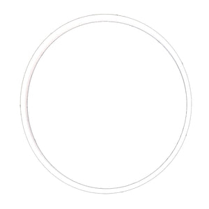 Image of a simple, thin, black circular line drawing on a white background, reminiscent of the precision and elegance found in AGCO's Gasket - 3903464M1 design aesthetics.