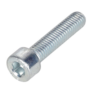 Introducing the AGCO | SCREW - ACP0410760, a silver, steel hex socket screw with a partially threaded shaft and a cylindrical head. For additional information, please contact support.