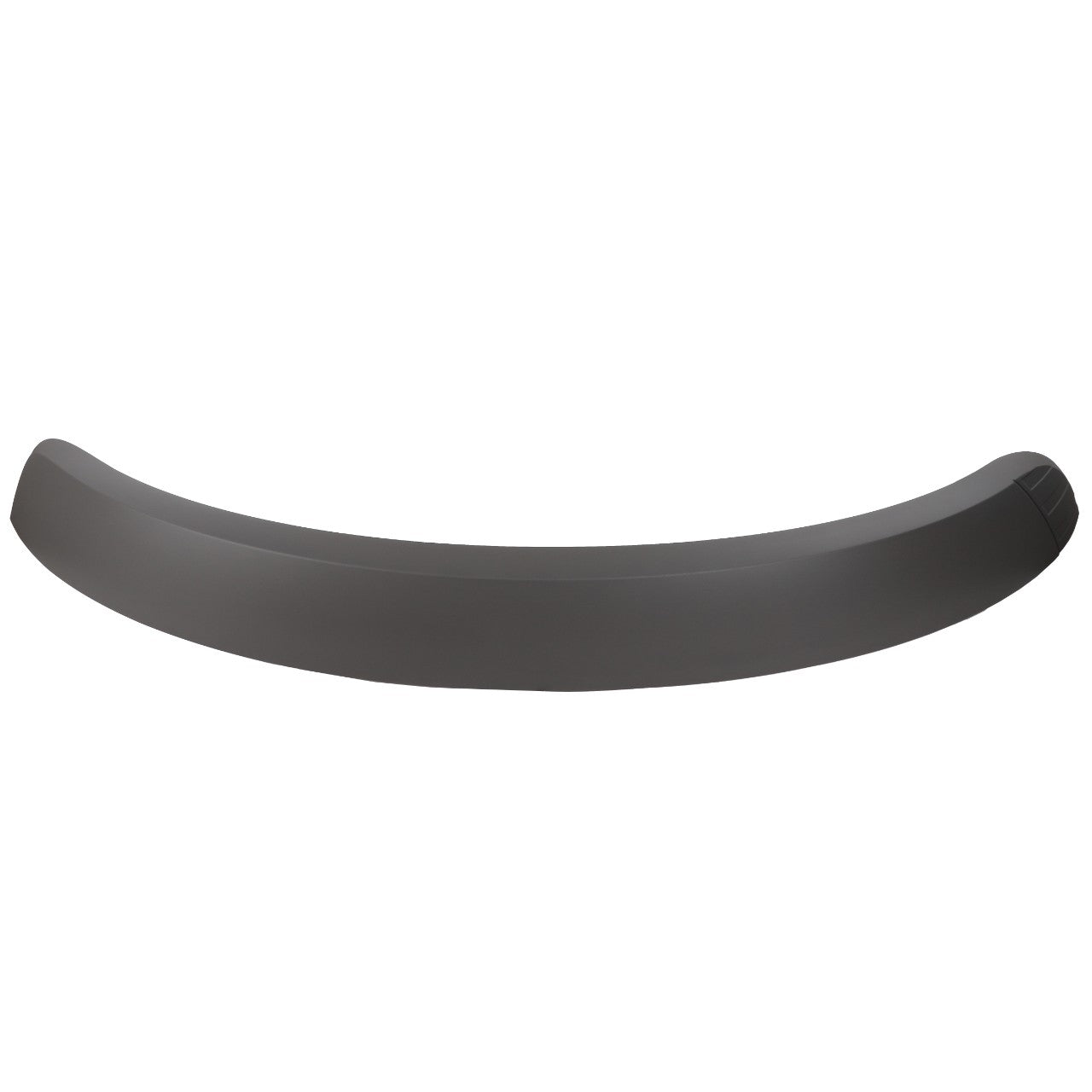 A sleek AGCO mudguard extension (737812602022), finished in elegant black, perfect for Massey Ferguson or Fendt Vario SCR tractors, is showcased elegantly on a white background.