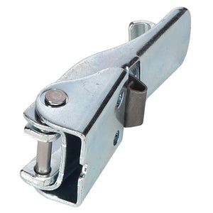 Currently, there is no detailed product description available for the AGCO | LATCH - CH209-3760 by AGCO. However, it typically functions as a metal latch with a spring mechanism used for securing or locking objects.