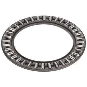 This image shows the AGCO | BEARING ASSY - D41664200, a cylindrical roller thrust bearing from AGCO, featuring a ring with multiple cylindrical rollers arranged in a circular pattern. No current product description available for detailed specifications.