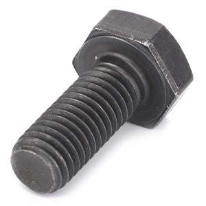 A single AGCO Hex Cap Screw - Va020851, featuring threads and a hexagonal head, lying on a white background.