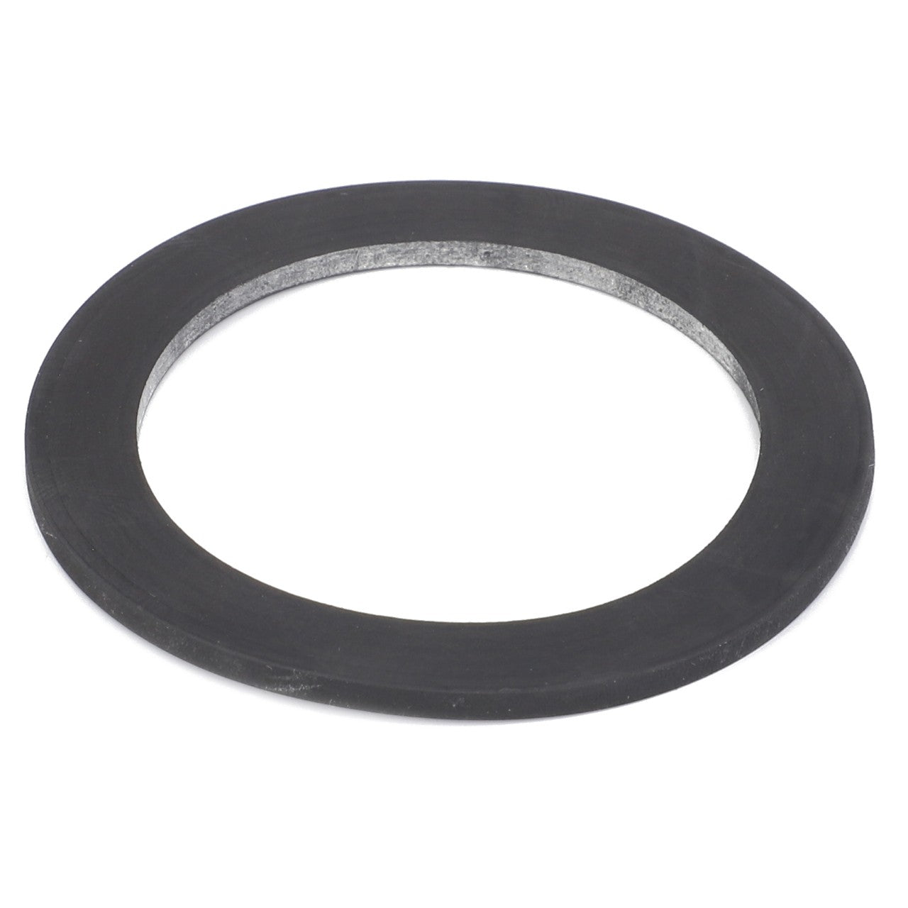 A black rubber gasket, specifically the AGCO Sealing Washer - F100001236290, lies flat against a white background. No current product description is available for this item.