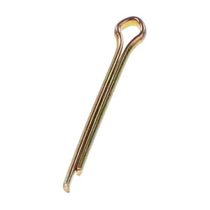 The AGCO | PIN - AG555452, a metallic cotter pin featuring a looped head and split shank, is shown against a white background.