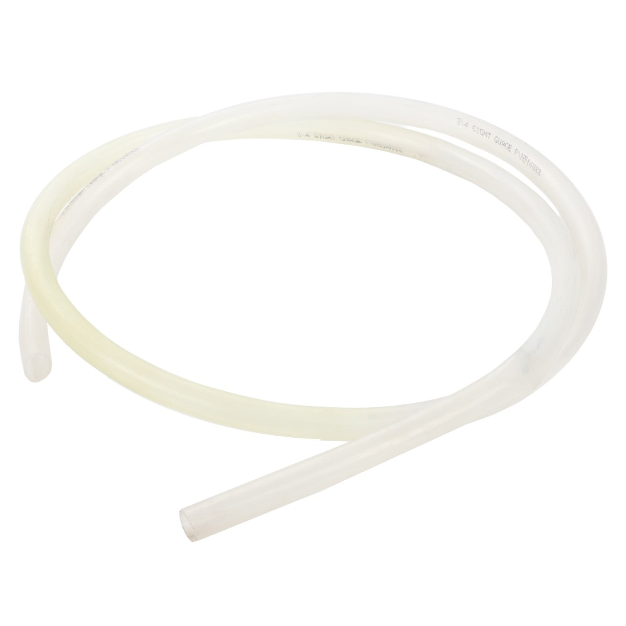 A coiled AGCO | ANHYDROUS HOSE - AG513678, made from translucent plastic, displayed against a white background. No current product description information is available.