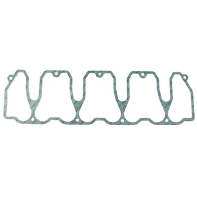 The AGCO | Seal, Cylinder Head - F119200210380 from AGCO is a head gasket featuring multiple openings and bolt holes, designed for use in internal combustion engines to ensure genuine seals for optimal performance during maintenance or repair.