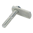 The AGCO Pin - La321997250, produced by the well-known brand AGCO, is a metal T-bolt featuring a threaded shaft and a flat rectangular head. It is commonly employed in construction and machinery for securing various items. Unfortunately, no additional product description information is available at this time.