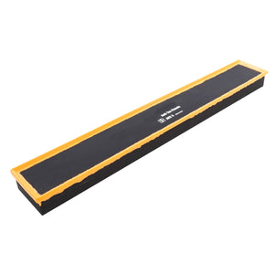 A black, rectangular sharpening stone with an orange border, labeled "Zwilling J.A. Henckels 400" in white text, perfect for keeping your tools as sharp as an AGCO Cab Filter Cartridge - 3909425M11.