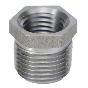 A metallic threaded hex bushing for connecting pipes, identified as AGCO BUSH - AG556432, with no current product description information available.