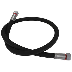 A robust black rubber hose featuring metal fittings at both ends, designed for easy coiling and storage, marketed under the brand name AGCO with the product code ACP0542080.