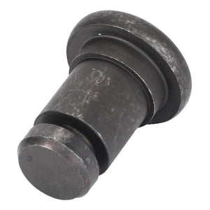 An AGCO Stud Bolt (Product Code: 4-1249-0388-0) features a cylindrical metal body with a wider, disc-like top and a narrower base, showing signs of weathering and visible wear marks, reminiscent of components found on Valtra machinery.