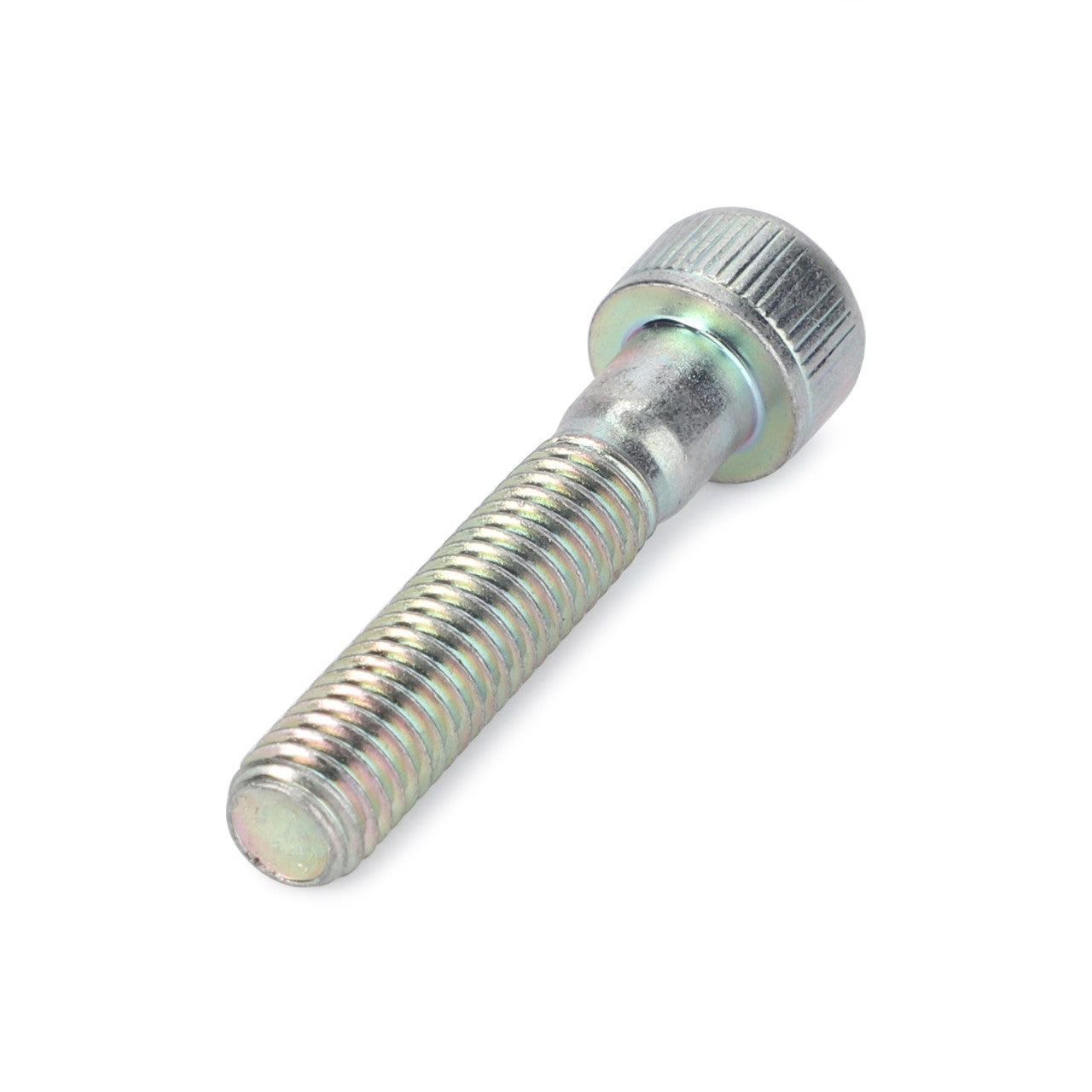 The AGCO | Hex Socket Screw - 391136X1, a metallic hex screw with a cylindrical head, is displayed on a white background.