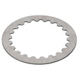 The AGCO Inner Disc - Acp0379470 is a metal washer featuring a toothed inner edge, specifically designed for mechanical or industrial use.