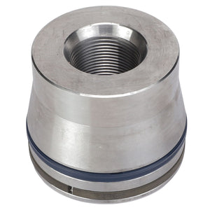 The AGCO | PISTON - AL12708512, a metallic cylindrical threaded component with a tapering base, is potentially used as a mechanical or industrial part. No current product description is available for this item from the AGCO brand.