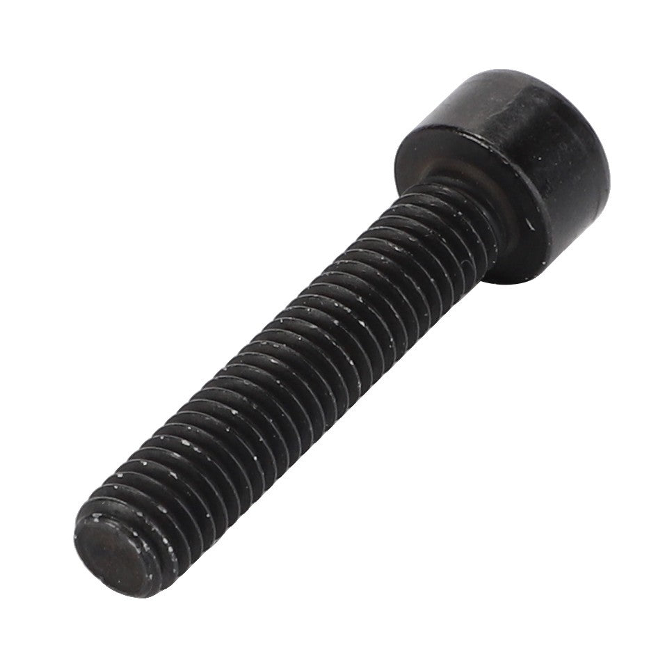 A black Socket Head Setscrew - Acw0996350 with a hex socket head and a partially threaded body is featured. No current product description information is available from AGCO.