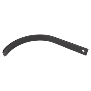 This black L-shaped metal bracket, AGCO SHANK - E58034, features a hole at one end.