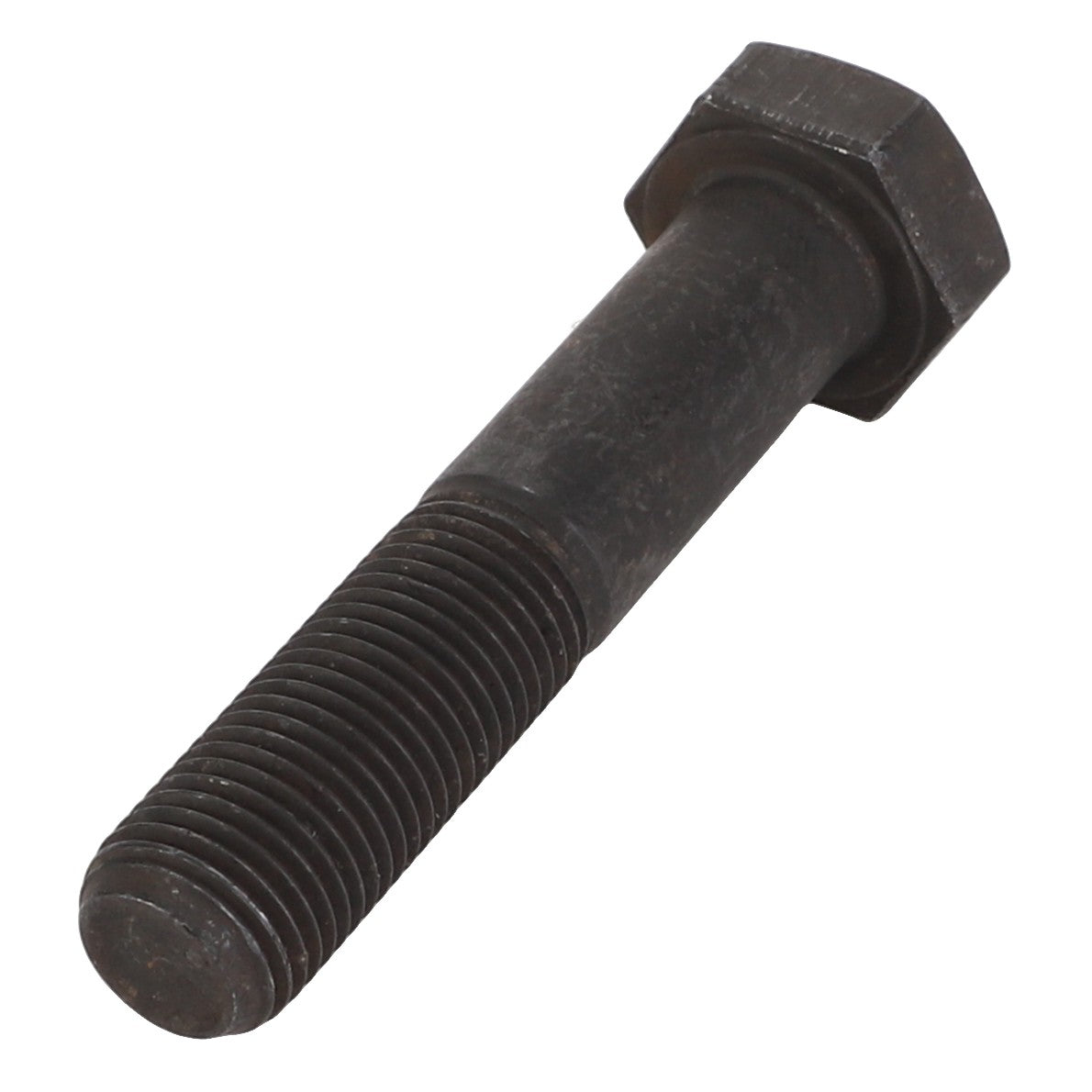 A close-up image of the AGCO Bolt - Acp0321020 from AGCO reveals its finely threaded shaft and sturdy hexagonal head.