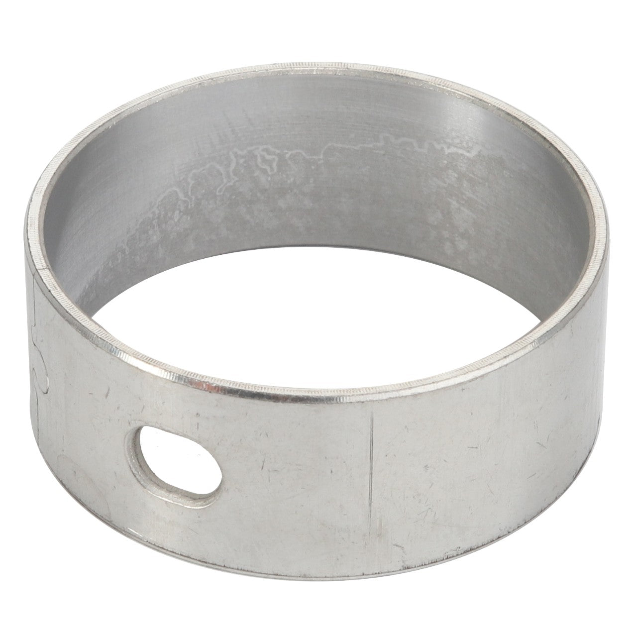 The current product description highlights the AGCO | Bush - F119200210210, a cylindrical metal bushing with a hole on one side, available for immediate order.