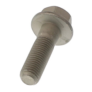 Introducing the AGCO | Hex Flange Head Machine Screw - Acw1058400: a superior metal hex bolt designed with a built-in washer and featuring a precisely threaded shaft.