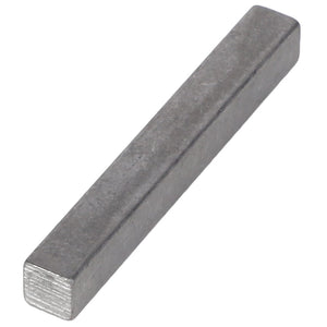 A metal square rod with smooth surfaces and a dull finish, specifically the AGCO SQUARE KEY - AG716242 by AGCO, is placed at an angle against a plain white background. No current product description information is available.