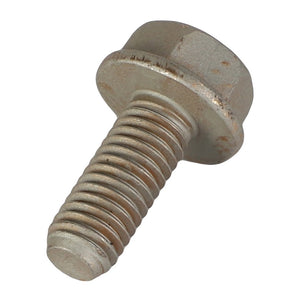 An AGCO Hexagon Flange Bolt (Product Code: 3009193X1) with a threaded shaft is displayed against a plain white background. The bolt, featuring a flanged hexagonal head, shows slight signs of wear. No current product description is available.