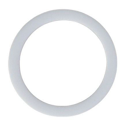 The AGCO | Thrust Washer - Ag054488, a sleek white circular ring with a subtly thicker outer edge, is shown from above against a plain background. No current product description available.