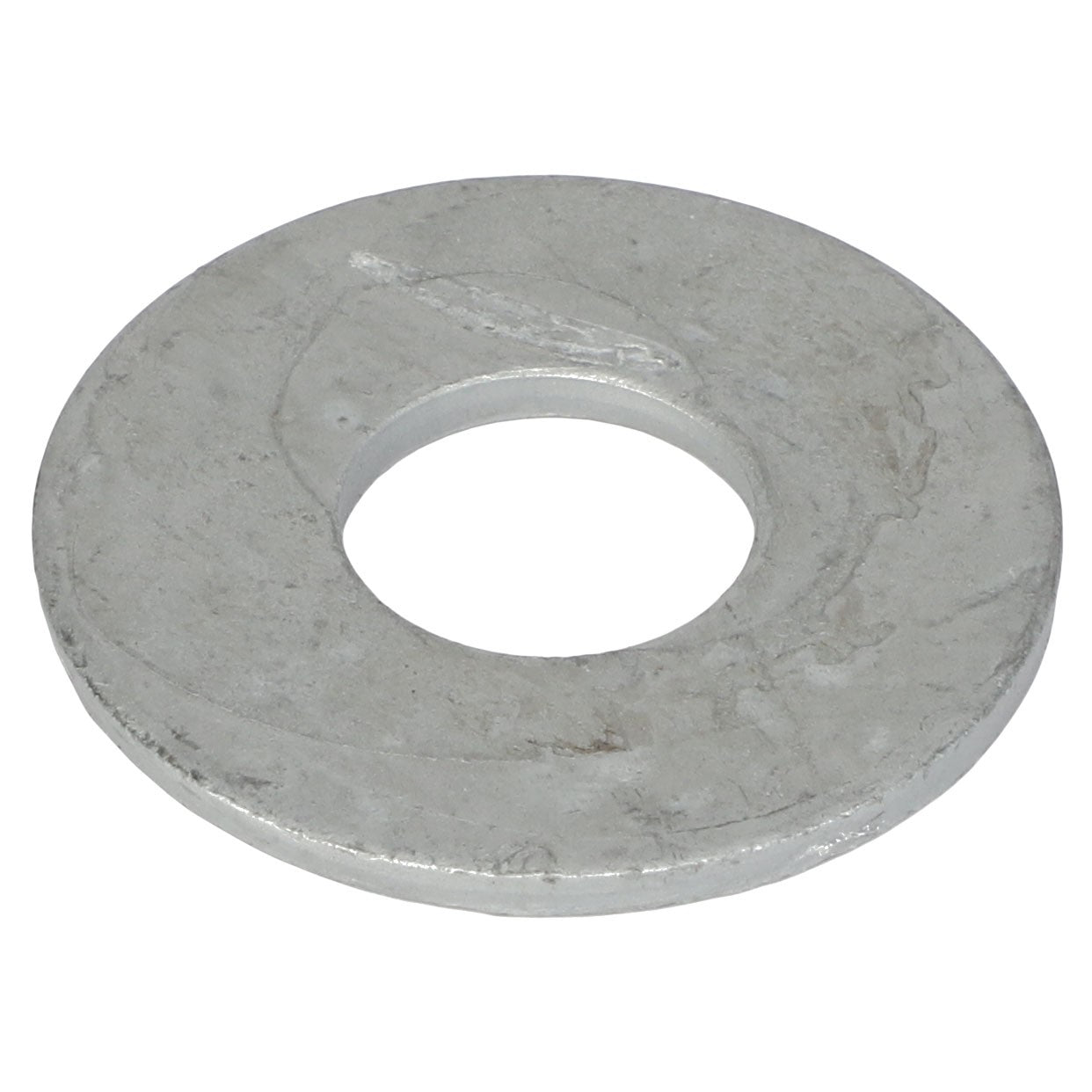 The AGCO | Flat Washer - Acw1628590 by AGCO is a flat, metallic, circular washer with a central hole, designed for use in various mechanical applications.