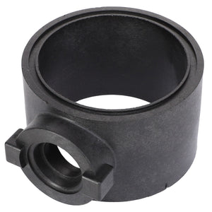 Product Description: The AGCO | Body - Ag007578 is a black, cylindrical plastic pipe fitting featuring an additional small circular extension on one side. Brought to you by AGCO, this item currently does not have a detailed product description available.