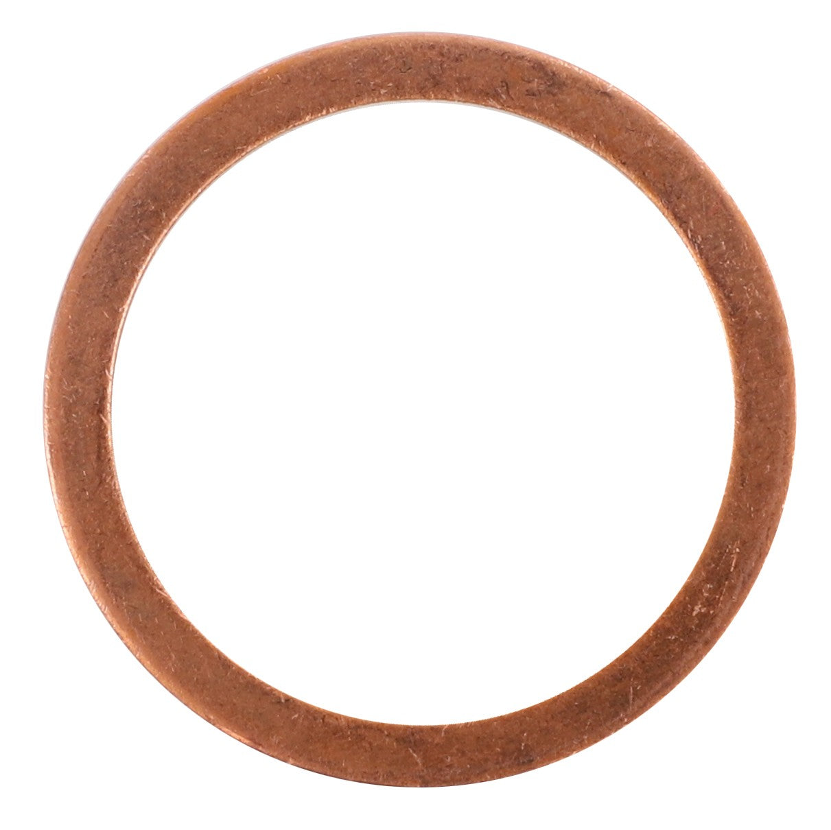 A circular copper washer with a smooth and flat surface. Product Name: AGCO | Washer - Acp0410990, Brand Name: AGCO.