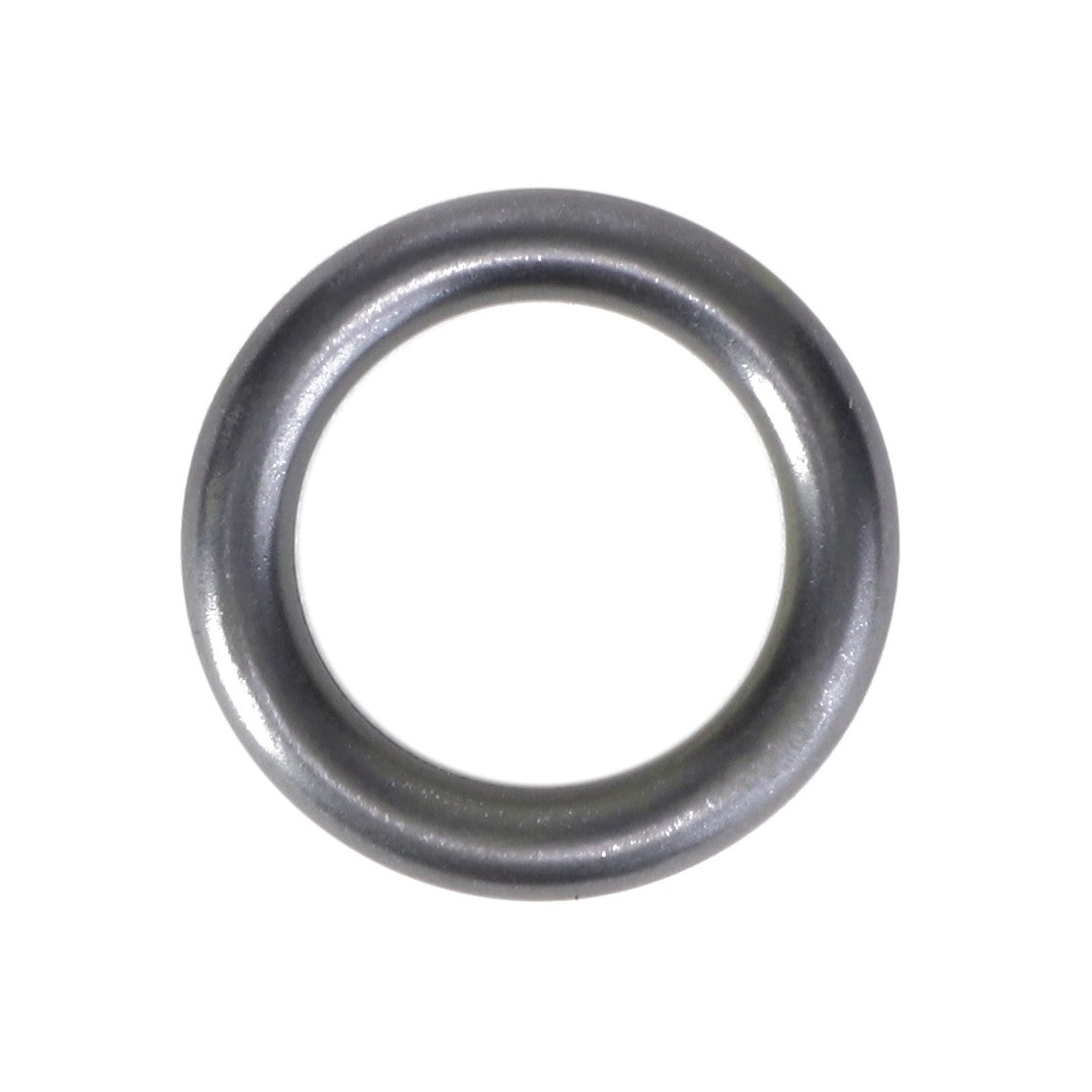 An AGCO O-RING (AG334412) with a smooth metallic surface, circular in shape, viewed from above against a white background. No current product description is available for this item.